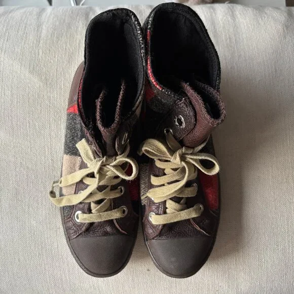 Converse x Woolrich Lumberjack Plaid Boots - MEN 6.5 - Picture 6 of 11